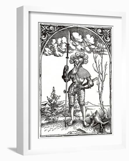 Knight in War Harness-Hieronymus Deckinger-Framed Giclee Print