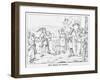 Knight John Bromser of Rudesheim, Engraved by J. Dielmann-Alfred Rethel-Framed Giclee Print