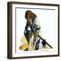 Knight Lamenting-Andrew Howat-Framed Giclee Print