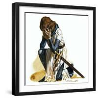 Knight Lamenting-Andrew Howat-Framed Giclee Print