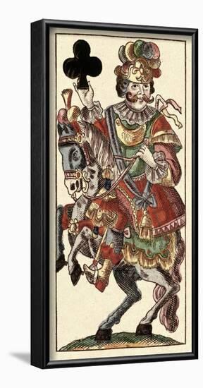 Knight of Clubs (Bauern Hochzeit Deck)-Andreas Benedictus Gobl-Framed Art Print