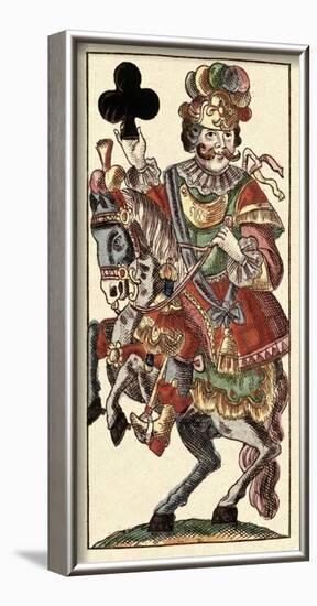 Knight of Clubs (Bauern Hochzeit Deck)-Andreas Benedictus Gobl-Framed Art Print