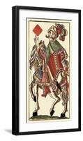 Knight of Diamonds (Bauern Hochzeit Deck)-Andreas Benedictus Gobl-Framed Art Print