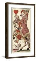 Knight of Hearts (Bauern Hochzeit Deck)-Andreas Benedictus Gobl-Framed Art Print