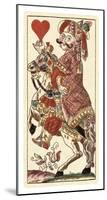 Knight of Hearts (Bauern Hochzeit Deck)-Andreas Benedictus Gobl-Mounted Art Print