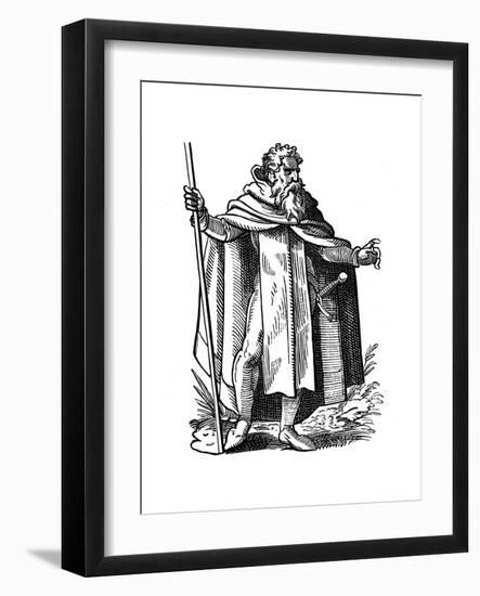 Knight of Malta from the Order of St John of Jerusalem, 16th Century-Jost Amman-Framed Giclee Print