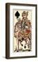 Knight of Spades (Bauern Hochzeit Deck)-Andreas Benedictus Gobl-Framed Art Print