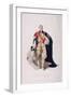 Knight of the Garter in Ceremonial Costume, 1824-William Bond-Framed Giclee Print