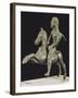 Knight on Horseback, Bronze Votive Statue Found in Campania, Italy, 3rd Century BC-null-Framed Giclee Print