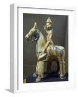 Knight, Porcelain Statue from Al-Raqqa, Syria, 9th Century-null-Framed Giclee Print