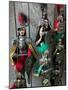 Knight Puppets, Corso Umberto 1, Taormina, Sicily, Italy-Walter Bibikow-Mounted Photographic Print