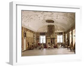Knight's Hall Dating Back to 1750, Danish Royal Throne Room, Rosenborg Castle, Copenhagen, Denmark-null-Framed Giclee Print