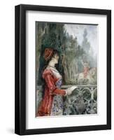 Knight Saying Goodbye-Giacomo Coppi-Framed Giclee Print