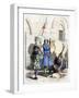 Knight Served by a Squire and Page, End of the 12th Century (1882-188)-Deghouly-Framed Giclee Print
