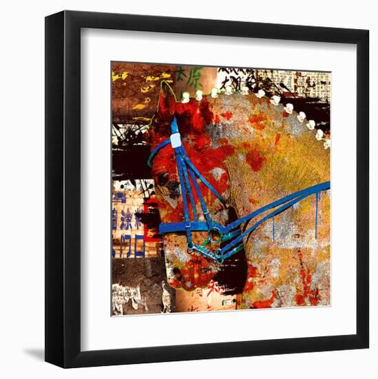 Knight Takes Queen-Jay Molando-Framed Art Print