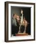 Knight, Tri-Colour Ceramic Statue, China, Tang Dynasty, 7th-9th Century-null-Framed Giclee Print