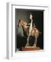 Knight, Tri-Colour Ceramic Statue, China, Tang Dynasty, 7th-9th Century-null-Framed Giclee Print