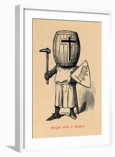 'Knight with a Casque', c1860, (c1860)-John Leech-Framed Giclee Print