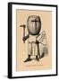 'Knight with a Casque', c1860, (c1860)-John Leech-Framed Giclee Print