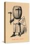 'Knight with a Casque', c1860, (c1860)-John Leech-Stretched Canvas