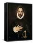 Knight with His Hand on His Breast-El Greco-Framed Stretched Canvas