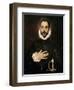 Knight with His Hand on His Breast-El Greco-Framed Giclee Print