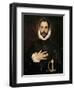 Knight with His Hand on His Breast-El Greco-Framed Giclee Print