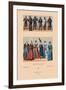 Knights and Maidens of the Middle Ages-Racinet-Framed Art Print