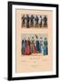 Knights and Maidens of the Middle Ages-Racinet-Framed Art Print