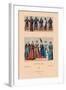 Knights and Maidens of the Middle Ages-Racinet-Framed Art Print