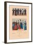 Knights and Maidens of the Middle Ages-Racinet-Framed Art Print