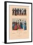 Knights and Maidens of the Middle Ages-Racinet-Framed Art Print