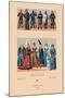 Knights and Maidens of the Middle Ages-Racinet-Mounted Art Print