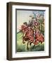 Knights Charging into Battle-Peter Jackson-Framed Premium Giclee Print