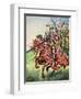 Knights Charging into Battle-Peter Jackson-Framed Premium Giclee Print