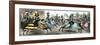 Knights Competing in a Tournament, Middle Ages-null-Framed Giclee Print