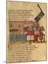 Knights Departing, Miniature from the Entree D'Espagne Manuscript-null-Mounted Giclee Print