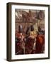 Knights, from Battle of Ascalon, 18 November 1177-Charles-Philippe Lariviere-Framed Giclee Print