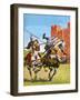 Knights Jousting-English School-Framed Giclee Print