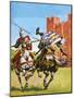 Knights Jousting-English School-Mounted Giclee Print