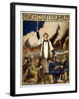 Knights of Columbus, 1917-William Balfour Kerr-Framed Premium Giclee Print