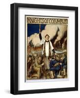 Knights of Columbus, 1917-William Balfour Kerr-Framed Premium Giclee Print