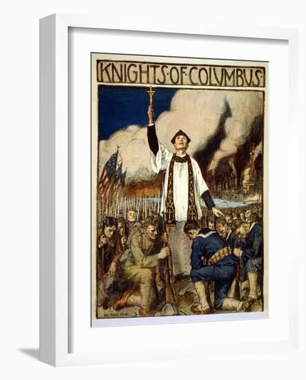 Knights of Columbus, 1917-William Balfour Kerr-Framed Giclee Print