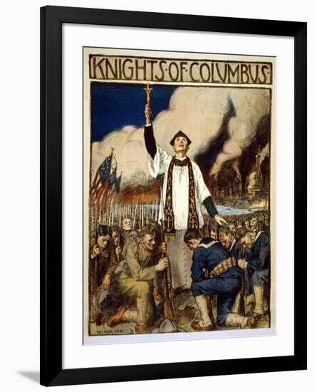 Knights of Columbus, 1917-William Balfour Kerr-Framed Giclee Print