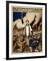 Knights of Columbus, 1917-William Balfour Kerr-Framed Giclee Print