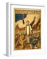 Knights of Columbus, Published 1917-William Balfour Kerr-Framed Giclee Print