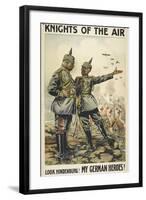 Knights Of the Air. 'Look Hindenburg ! My German Heroes !-null-Framed Giclee Print