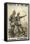 Knights Of the Air. 'Look Hindenburg ! My German Heroes !-null-Framed Stretched Canvas