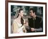 KNIGHTS OF THE ROUND TABLE, 1953 directed by RICHARD THORPE Ava Gardner and Robert Taylor. (photo)-null-Framed Photo