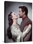 KNIGHTS OF THE ROUND TABLE, 1953 directed by RICHARD THORPE Ava Gardner and Robert Taylor (photo)-null-Stretched Canvas